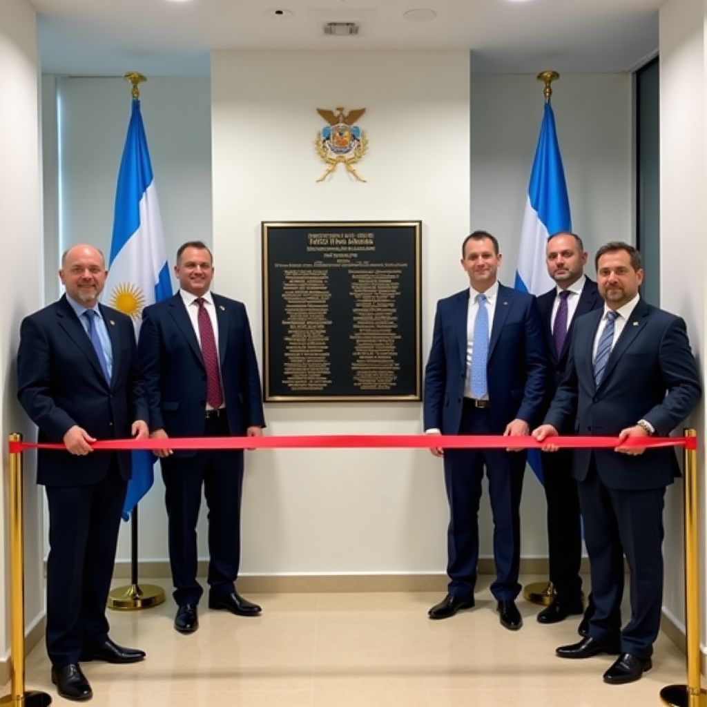 Fundadores de InverPetro en la inauguración de la primera oficina en 2008