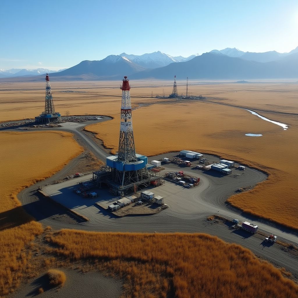 Vista aérea de operaciones petroleras asesoradas por InverPetro