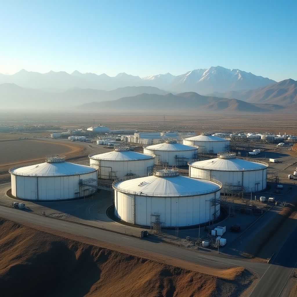 Tanques de almacenamiento de petróleo