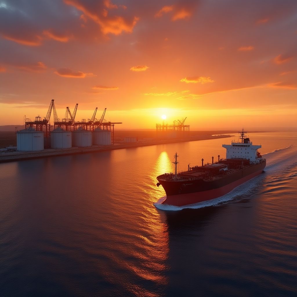 Terminal de exportación de petróleo en Argentina