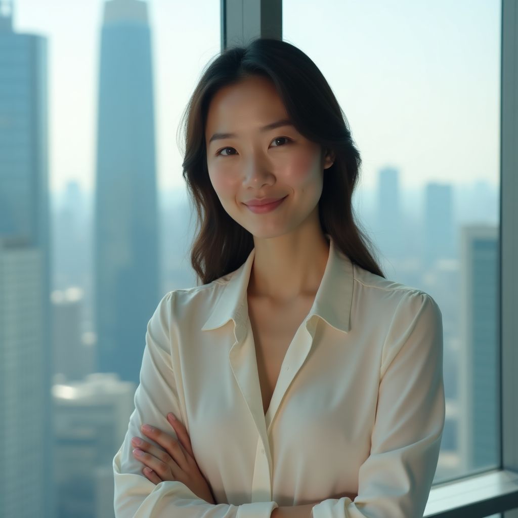 Retrato de Jennifer Chen, Gerente de Portafolio